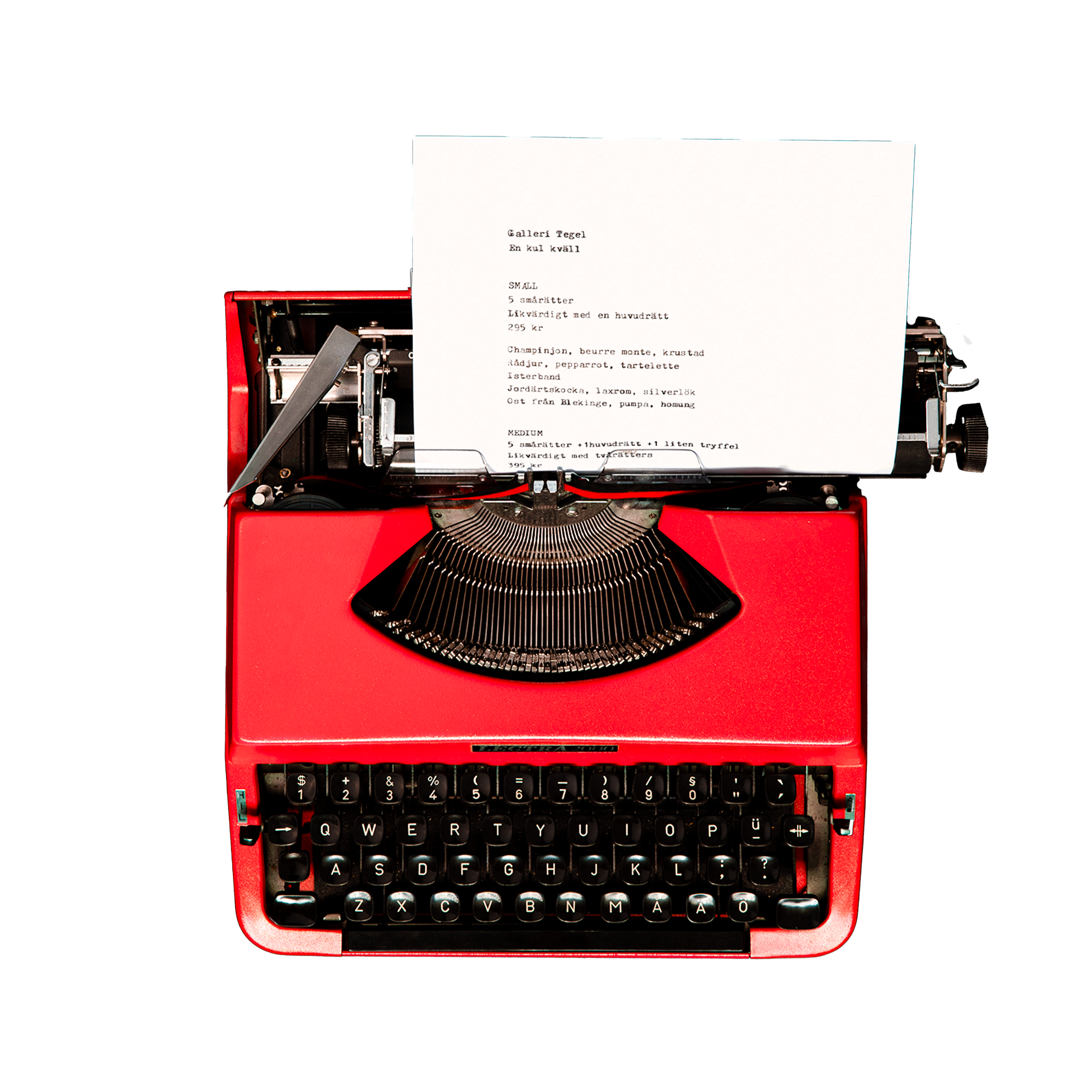 Tegel typewriter