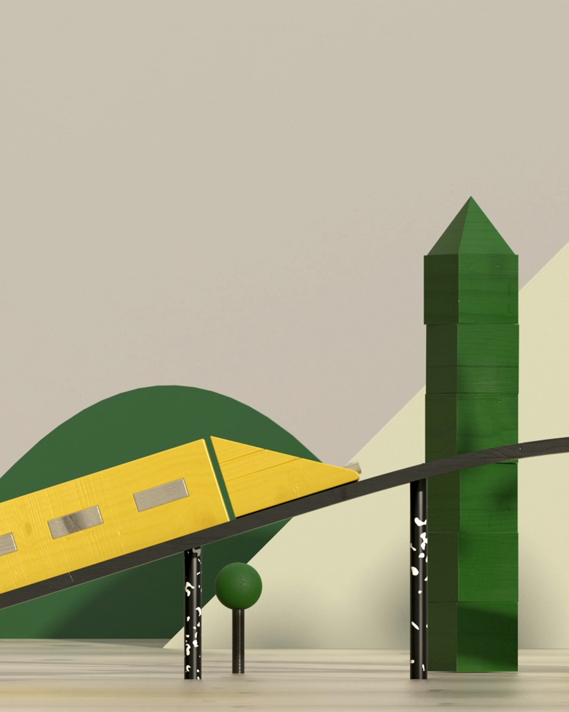 Nya stambanor train